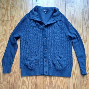 Blue Adam Levine Cotton Sweater